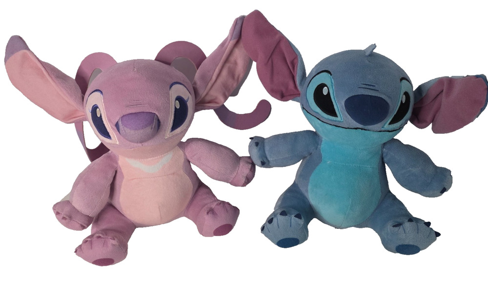Disney Stitch & Angel Plush Pair Lilo & Stitch Just Play Stuffed Animals